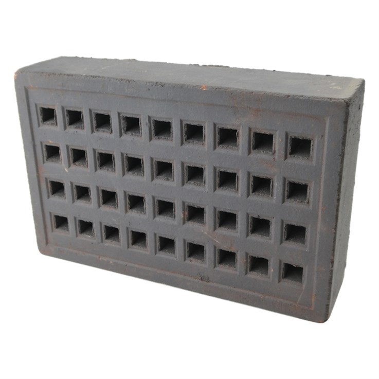 Clay Air Brick Square Hole 215x140mm Blue